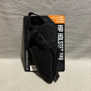 Strategy Pistol Hip Holster 4-5" Black NEW!
